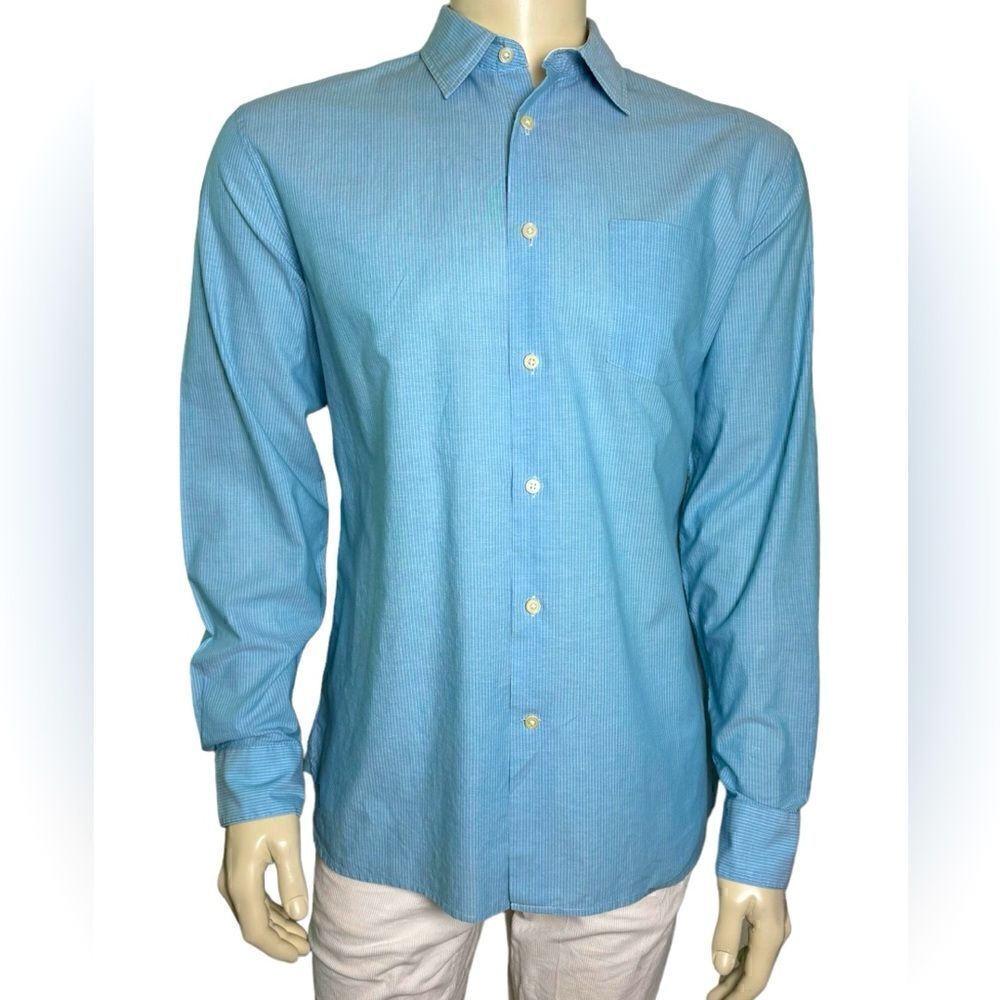 John Varvados USA L/S Casual Men’s Button Down Gently Pre-Loved Condition Sz L